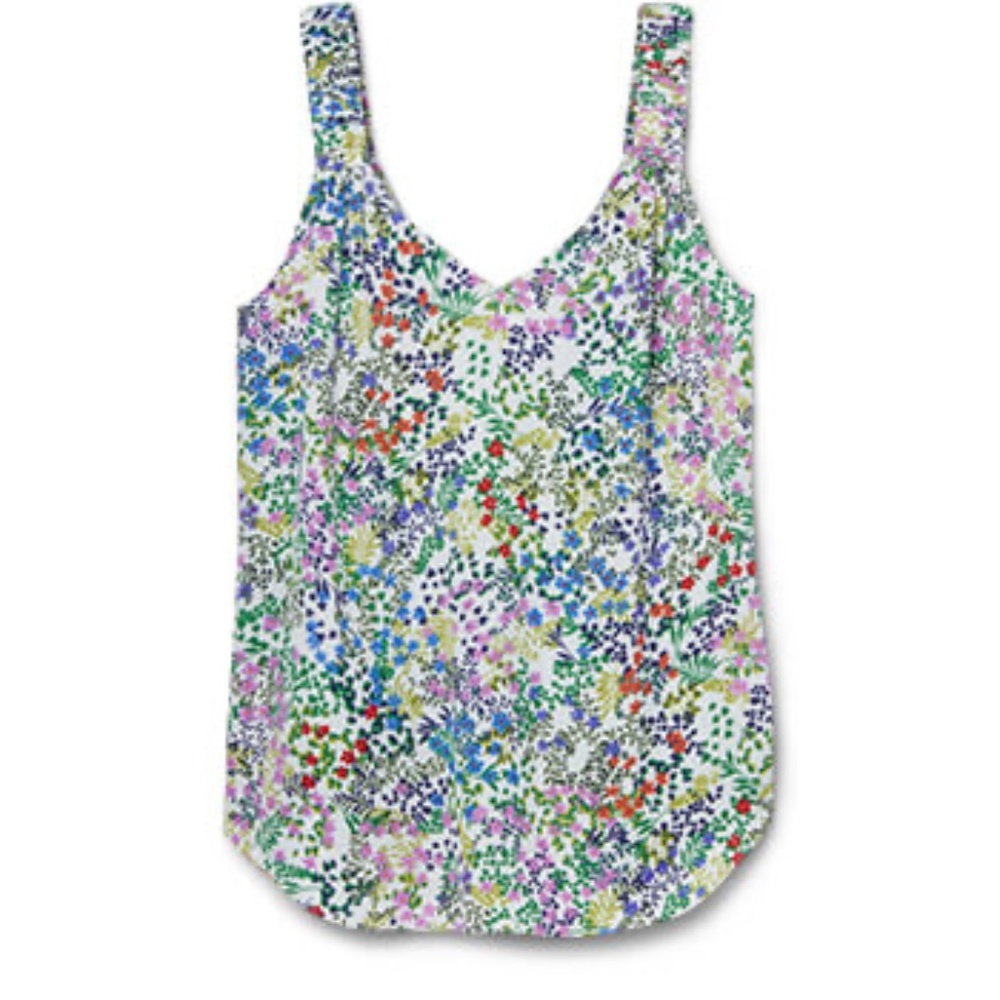 CAbi Floral Rotation Tank - Style 5917 - Size Small - NWOT